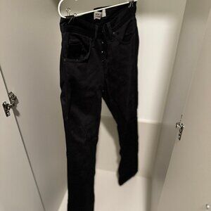 Naked & Famous Black Weird Guy Selvedge Chino Mens 30